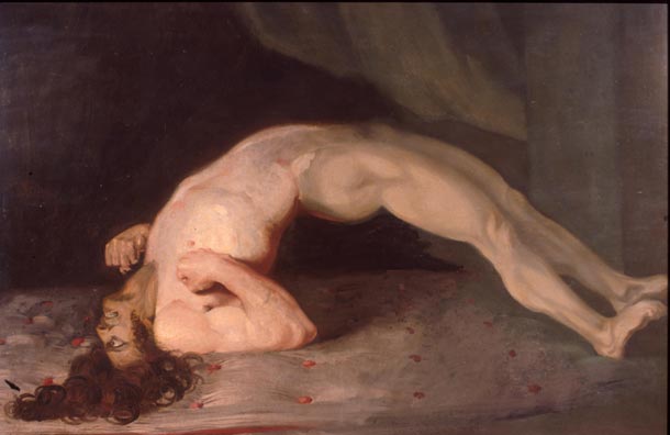 ファイル:Opisthotonus in a patient suffering from tetanus - Painting by Sir Charles Bell - 1809.jpg